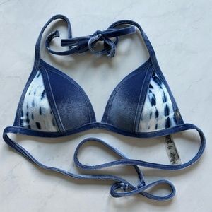 Victoria’s Secret Velour Bikini Swim Bikini Bra Top